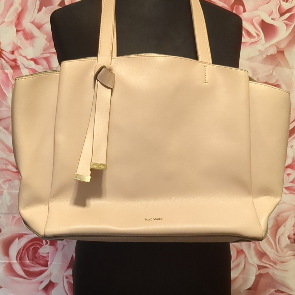 Nine West Cream Tote Bag